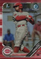 2019 Bowman Draft #BDC131 Rece Hinds Chrome-Red Refractor Baseball Card
