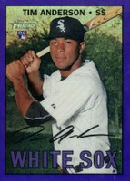2016 Topps Heritage #674 Tim Anderson Chrome-Purple Refractor Baseball Card