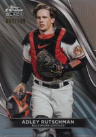 2024 Topps Chrome Black #4 Adley Rutschman Refractor Baseball Card
