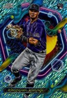 2023 Topps Cosmic Chrome #27 Ezequiel Tovar Aqua Equinox Baseball Card