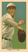 1909 White Borders Ghosts, Miscuts, Proofs, Blank Backs & Oddities #86 Hal Chase Throwing-White Cap Baseball Card