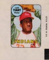 1969 Topps Decals # Luis Tiant Baseball Card