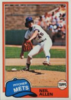 1981 Topps #322 Neil Allen Baseball Card