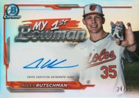 2024 Bowman Chrome My 1st Bowman Autographs #1BAAR Adley Rutschman Baseball Card