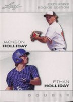 2023 Leaf Special Release Exclusive Rookie Edition #ERE-03 Ethan Holliday/Jackson Holliday Baseball Card