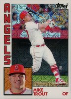2019 Topps Silver Pack 1984 Chrome Promo  #2 Mike Trout Baseball Card