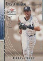 2004 Fleer Genuine Insider Tools of the Game #3 Derek Jeter Baseball Card