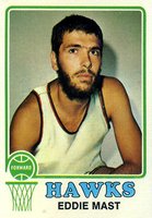 1973 Topps #28 Eddie Mast Basketball Card
