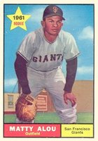 1961 Topps #327 Matty Alou Baseball Card