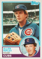 1983 Topps #73 Allen Ripley Baseball Card