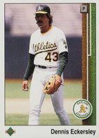 1989 Upper Deck #289 Dennis Eckersley Baseball Card