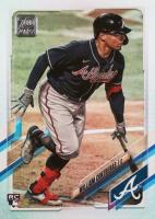 2021 Topps #390 William Contreras Rainbow Foil Baseball Card