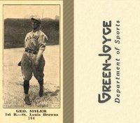 1916 Green-Joyce #164 Geo. Sisler Baseball Card