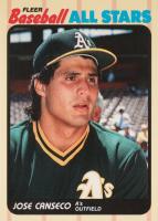 1989 Fleer Baseball All-Stars #5 Jose Canseco Baseball Card