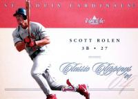 2004 Fleer Classic Clippings #62 Scott Rolen Baseball Card
