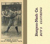 1916 Burgess-Nash Co. #24 Bobbie Byrne Baseball Card
