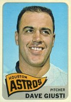 1965 Topps #524 Dave Giusti Baseball Card