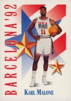 1991 Skybox #535 Karl Malone USA Basketball Card