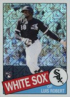 2020 Topps Update Silver Pack 1985 Chrome Promo #CPC9 Luis Robert Baseball Card