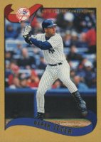 2002 Topps Gold #75 Derek Jeter Baseball Card