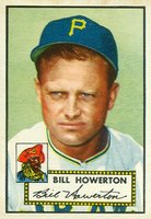 1952 Topps #167 Bill Howerton Cream back Baseball Card