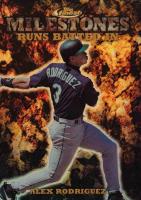 1999 Finest Milestones #M28 Alex Rodriguez Baseball Card
