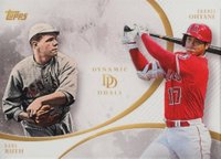 2023 Topps Dynamic Duals #12 Babe Ruth/Shohei Ohtani Baseball Card
