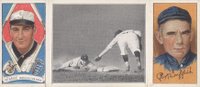 1912 Hassan Triple Folders # Schaefer steals Second Griffith/McBride Baseball Card