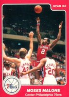1984 Star #201 Moses Malone Basketball Card