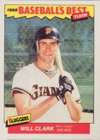 1986 Fleer Baseball's Best #6 Will Clark Baseball Card