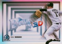 2022 Bowman NPB Bowman in 3-D #3DB2 Roki Sasaki Baseball Card