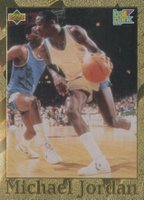1995 Upper Deck Ballpark-Jordan #BP1 Michael Jordan Gold Basketball Card