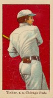 1915 American Caramel # Joe Tinker Batting Baseball Card