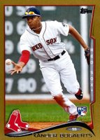 2014 Topps #133 Xander Bogaerts Gold Baseball Card