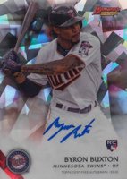 2015 Bowman's Best Best of 2015 Autographs #BB Byron Buxton Atomic Refractor Baseball Card