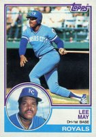 1983 Topps #377 Lee May Baseball Card