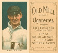 1909 White Borders Old Mill #353 Red Murray Portrait Baseball Card