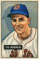 1951 Bowman #62 Lou Boudreau Baseball Card