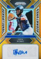 2024 Panini Prizm Sensational Signatures #SSDR Drew Romo Gold Prizm Baseball Card