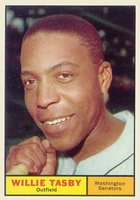 1961 Topps #458 Willie Tasby Baseball Card