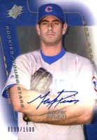 2001 SPx  #208 Mark Prior Autographed Baseball Card