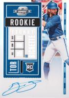 2020 Panini Chronicles Contenders Optic #1 Bo Bichette Holo Baseball Card