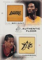 2000 SP Game Floor Authentic Floor Combo #C13 Allen Iverson/Kobe Bryant Basketball Card
