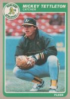 1985 Fleer Update #U-119 Mickey Tettleton Baseball Card