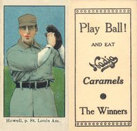 1909 Nadja Caramel # Harry Howell Ready To Pitch Baseball Card