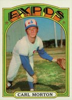 1972 Topps #134 Carl Morton Baseball Card