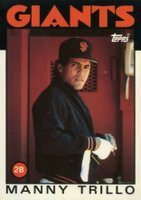 1986 Topps Tiffany #655 Manny Trillo Baseball Card