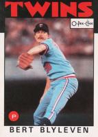 1986 O-Pee-Chee #272 Bert Blyleven Baseball Card