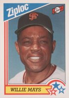 1992 Ziploc #8 Willie Mays Baseball Card