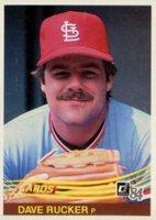 1984 Donruss #260 Dave Rucker Baseball Card